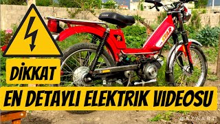 Pejo 103 Pejo 105 en detaylı elektrik tesisatı sistemi ve ışık güçlendirme