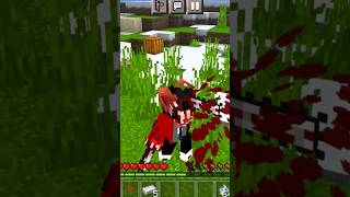 chainsaw- man vs iron golem | #mcpe #pe #mincraftshorts #chainsawman