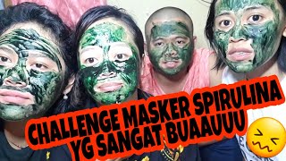 Spirulina Challenge | Masker Terbau yg Bikin Mual & Muntah