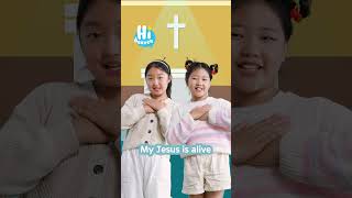 Alive Alive Alive Forevermore ✝️ Kids Songs 💟 Hi Heaven #shorts