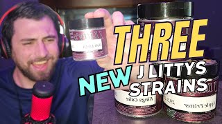 THREE NEW STRAINS BY J LITTY'S?! | THCa Flower Review | Oo La La, Apple Friter, King Kush 🫡