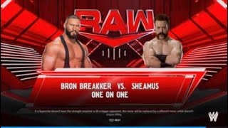 WWE2K24 - BRON BREAKKER V SHEAMUS #wwe #wwe2k24 #dogecoin #bitcoin