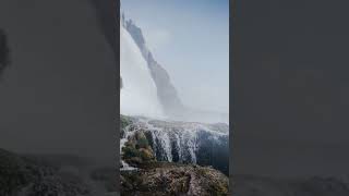 Beautiful Waterfall With Natural Sounds, Mountain Waterfall, #shorts #shortvideo  | Lavish Nature