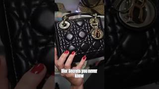 DIOR SECRETS 👀✨#ladydiorminiunboxing #smallladydior #billiexluxury #shorts #diorbag #ladydiormini