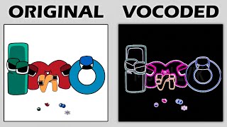 ORIGINAL vs Vocoded to Gangsta's Paradise Alphabet Lore (by MisterLEVIK) Comparison #10