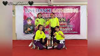 Stay and Dance | Juara 1 Level Intermediate | Line Dance Group Competition with #roosamektomamek