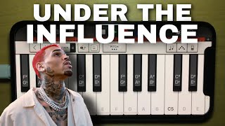 Recreating Chris Brown’s “UNDER THE INFLUENCE” On Garageband