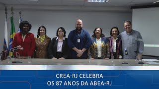 Crea-RJ celebra os 87 anos da ABEA-RJ