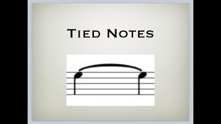 Free Music Theory - Tied Notes