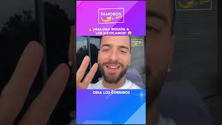 🔥¡MALUMA INSULTA a Los MEXICANOS!😮 #shorts #famososenridiculo #maluma #badbunny #wow #omg #famosos