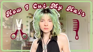 How I Cut My Layered Shag + The History of My Hair