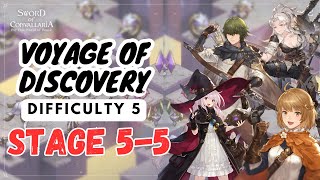 Sword of Convallaria [EVENT] Voyage of Discovery - Difficulty 5 Stage 5-5 | VS SoC Team