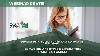 Webinar de Espacios Afectivos Literarios