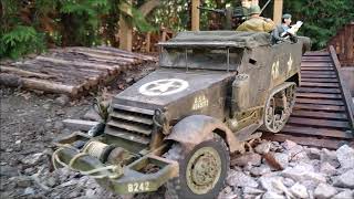 Torro RC US half-tracks Battle of the Bulge.Torro RC US полугусеницы Battle of the Bulge