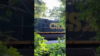 CSX 5265 leads coal train in Kennesaw Ga