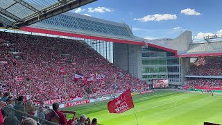 1.FC Kaiserslautern - SC Freiburg - 1.Runde DFB Pokal - Palzlied - Südtribüne