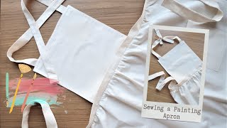 Making an Artsy Apron for Painting // Tutorial