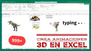 🔋 Crea ANIMACIONES 3D usando Excel 🤩