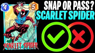 SCARLET SPIDER ⭕ Details & Mechanics | Snap or Pass | Marvel Snap