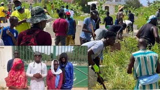 Journée désherbage cimetière Hadramé de Géoul 1 septembre 2024 (union des jeunes khadres)