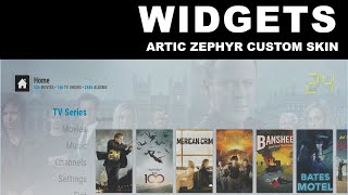 Use Widgets on Artic Zephyr Skin