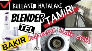 Arçelik blender Tamiri / Blender Kullanım Hataları kaplin dişli tamiri  Blender Coupling Gear Repair