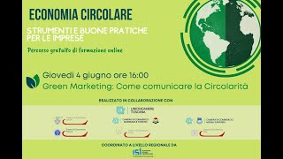 Green Marketing: come comunicare la circolarità - 4 giugno 2020