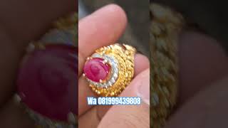 Ruby burma belang / mirah windusara 6crt / gemstone / batu permata / jewelry silver / asesoris