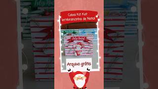 Caixa Kit Kat - Lembrancinhas de Natal | DIY Molde Gratuito #youmimos #lembrancinhasdenatal #natal