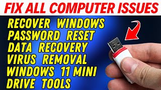 How To Use Hiren's Boot USB (RECOVER DATA & PASSWORD  REMOVAL & WINDOWS REPAIR)