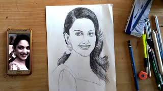 Kiara Advani drawing #arthubacademy