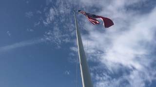 Texas A&M University - Campus Exterior - Administration Building Flagpole