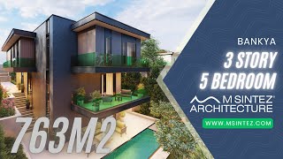 Bankya 3 Story Single Family House M-Sintez Architecture Homes Projects Video Tour