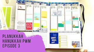 Planukkah Episode 3 (Hanukkah PWM) - Passion Planner Small feat Sweet Kawaii Des. - Stressed AF Kit