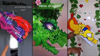 😱THE AMAZING Paper Dragon 🔥Puppet TikTok Compilation #173