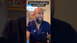 Board questions are tricky as hell 😳🤷🏻‍♂️ #doctokpodcast #medicalhumor  #fyp #wtf #funnydoctor