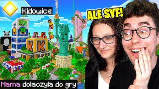 NASZA MAMA REAGUJE na KIDOWICE w Minecraft! (wyzywa nas)