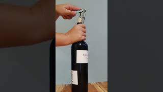 How to open a cork bottle of wine.