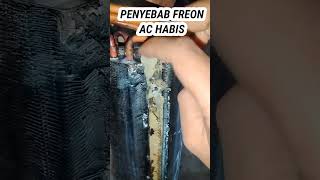 PENYEBAB FREON AC HABIS  #airconditioner #kulkas