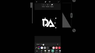 How to Create a Logo in PicsArt easily #shorts