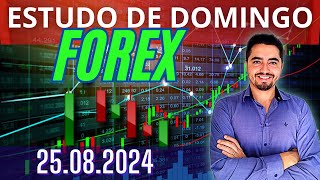 ESTUDO DO FOREX|EURUSD - USDJPY - GBPUSD - DXY 25 08 2024