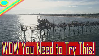 Drone Tour of Bogue Inlet Fishing Pier: Stunning Aerial Views in Emerald Isle, NC 🎣🌊