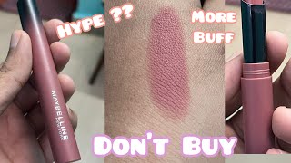 Maybelline More Buff Lipstick