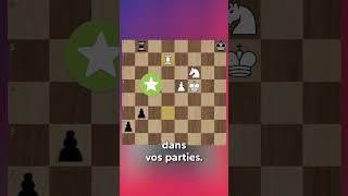 Mat des arabes : le duo infernal tour/cavalier #tableau #echecs #shorts #mat