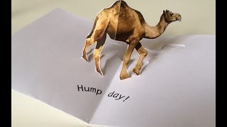 Pop-up Camel for Hump Day -- every Wednesday is a Holiday!