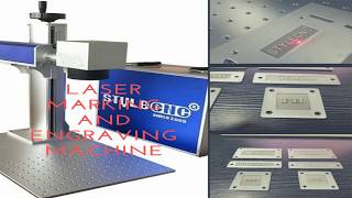 50w mini fiber laser marking and engraving machine for deep engrave aluminum.