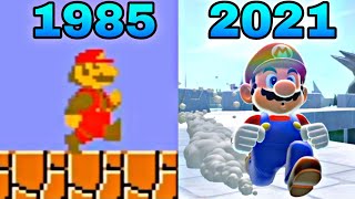 Evolution of Super Mario Games (1985-2021)