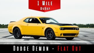 2018 Dodge Challenger SRT Demon (Standing Mile Top Speed)