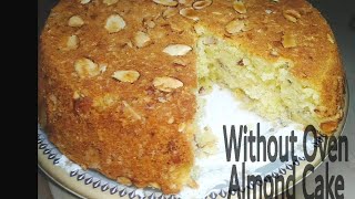 Almond Cake Without Oven |Dry Almond Cake | Tea Time special |Eid Trali