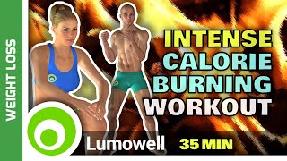 30 Minute Intense Calorie Burning HIIT Workout At Home